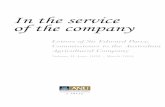 In the service of the company - ANU Presspress-files.anu.edu.au/downloads/press/p25701/pdf/  · PDF fileii In the service of the company In the service of the company iii ... under