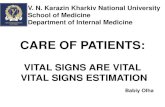 VITAL SIGNS ARE VITAL VITAL SIGNS ESTIMATION - im. SIGNS ARE VITAL VITAL SIGNS ESTIMATION ... could affect the vital signs ... hands and face in tepid water. â€¢ Tepid sponging