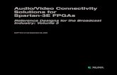 Audio/Video Connectivity Solutions for Spartan-3E · PDF fileAudio/Video Connectivity Solutions for ... Spartan-3E FPGAs Audio/Video Connectivity. Spartan ... Audio/Video Connectivity