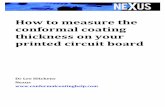 Nexus how to measure the conformal coating … How to measure the conformal coating thickness on your printed circuit 5 Direct eddy-current measurement Eddy current measurement techniques