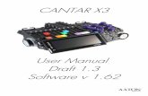 CANTAR X3 - Aaton  · PDF file · 2017-03-20Name ... AUDIO FILE BROWSER ... Cantar X3 4. Cantar X3