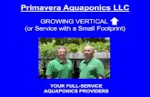 GROWING VERTICAL (or Service with a Small Footprint) Aquaponics LLC GROWING VERTICAL (or Service with a Small Footprint) YOUR FULL-SERVICE . AQUAPONICS PROVIDERS