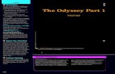 The Odyssey Part 1 - Wikispaces - ShimmysEnglish9I+of+The... · The Odyssey Part 1 Homer. 951 ... from the Odyssey, Part I ... Words from Greek Mythology The names and actions of