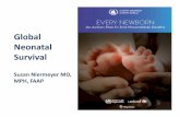 Global Neonatal Survival - Denver, Colorado neonatal survival objectives • Understand the importance of newborn survival to global child survival • Know when, where, and why newborns