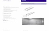 LED Driver Compact fixed output Driver LC 60W 1050mA fixC ... · PDF fileStrip 8.5–9.5 mm of insulation from the cables to ensure perfect operation of the push-wire terminals. Use
