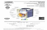 ehb hpxa19 0304 - HVAC Systems, Parts, and Supplies ... / Page 4 FEATURES REFRIGERATION SYSTEM Refrigerant Non−chlorine, ozone friendly, R−410A. Unit pre−charged with refrigerant.