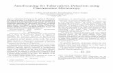 Autofocusing for Tuberculosis Detection using Fluorescence ... · PDF fileAutofocusing for Tuberculosis Detection using Fluorescence Microscopy ... tuberculosis have been published