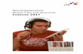 NEUERWERBUNGEN MUSIK-CDS ZUR AUSLEIHE · PDF fileTon 1103 Tall 2:CD Spem alium : and other sacred choral works / Thomas Tal-lis ; The Cardinall's Musick, ... and lyrics by Gary Barlow