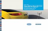 The China New Energy Vehicles Program—Challenges …siteresources.worldbank.org/.../EV_Report_en.pdf · study of 17 sample cities in China indicates, ... GHG intensity of the fuel