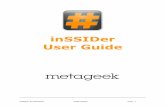 inSSIDer User Guide - MetaGeekfiles.metageek.net/marketing/MetaGeek_inSSIDerUserGuide...Introduction Overview inSSIDer was created by MetaGeek, a company that specializes in RF visualization.