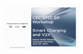 Smart Charging and V2X - California  · PDF file30.06.2014 ·   17 Support Needed Continued funding support for advanced technology demonstrations