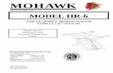 MADE IN THE USA MODEL HR-6 - Mohawk Lifts | Four Post Lifts, Scissor …mohawklifts.com/library/manuals/hr6.pdf ·  · 2003-11-19made in the usa 6,000 lb. mobile midrise scissor