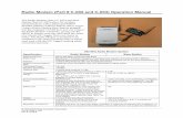 Radio Modem C-002/C-003 Operation Manual - Onset · PDF file1 meter (3.3 ft) weatherproof cable ... with PC cable (Part # RSM), which is included with the Base station ... Radio Modem