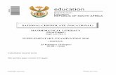 NATIONAL CERTIFICATE (VOCATIONAL) MATHEMATICAL LITERACY ...gs.teqcle.co.za/kep/resources/8/NC1560+-+MATHEMATICAL+LITERA… · How much milk powder should be mixed with 450 m ℓ of