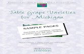 Table Grape Varieties for Michigan - MSU Extensionmsue.anr.msu.edu/uploads/files/e2642.pdfTable Grape Varieties for Michigan Thomas J. Zabadal, G. Stanley Howell and David P. Miller