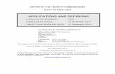 APPLICATIONS AND DECISIONS - gov.uk · PDF fileThe next edition of Applications and Decisions will be published on: ... Officer of Police, ... 59 TORONTO ROAD TILBURY RM18 7RP