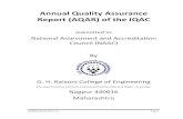 GHRCE‐AQAR 2015‐16 Page 1 · PDF fileGHRCE‐AQAR 2015‐16 Page 1 Annual Quality Assurance Report (AQAR) of the IQAC Submitted to National Assessment and Accreditation