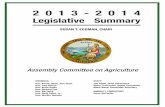2013-14 Assembly Committee on Ag Legislative …agri.assembly.ca.gov/sites/agri.assembly.ca.gov/files...Assembly Committee on Agriculture Susan T. Eggman, Chair 2013-14 Legislative