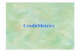 CreditMetricsmaykwok/Web_ppt/creditMetrics/creditMetrics.pdf · • Credit-VaR of a portfolio is derived as the percentile of the ... Moody’s or S&P’s or a proprietary rating