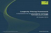 Longevity Pricing Framework - · PDF fileLongevity Pricing Framework 2 Longevity Pricing Framework A framework for pricing longevity exposures developed by the LLMA This document describes