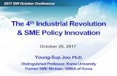 The 4th Industrial Revolution - gwoctober.comgwoctober.com/.../uploads/2017/11/...Innovation-Oct2017-GWU-final.pdf · ØScale matters ØSpeed and ... qExecute Human-Centered Business