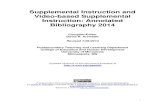 Supplemental Instruction and Video-based …// Edgecombe, N. D. (2011). Accelerating the academic achievement of students referred to developmental education.