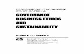PROFESSIONAL PROGRAMME STUDY MATERIAL GOVERNANCE …icsi.in/Study Material Professional/GOVERNANCE... · professional programme study material governance business ethics ... list