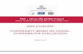 AIRS ETHIOPIA COMMUNITY-BASED IRS MODEL ... ETHIOPIA COMMUNITY-BASED IRS MODEL: COMPARATIVE EVALUATION MARCH 2013 The views expressed in this document do not necessarily reflect the