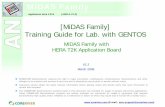 [MiDAS1.0] Training Guide for Lab. with GENTOS Board : HERA T2K [MDS Setting for Lab.] Program “GENTOS” MDS Equipment “GENSYS 52” Application Board “HERA T2K” [GENTOS Program]