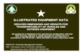 REDUCED DIMENSIONS AND WEIGHTS FOR TRANSPORTABILITY · PDF fileILLUSTRATED EQUIPMENT DATA REDUCED DIMENSIONS AND WEIGHTS FOR TRANSPORTABILITY OF VEHICLES AND OUTSIZED EQUIPMENT All