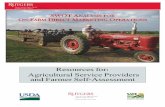 Resources for: Agricultural Service Providers and Farmer ...sare.rutgers.edu/pdfs/SWOT_Toolkit.pdf · Resources for: Agricultural Service Providers and Farmer Self-Assessment SWOT