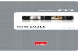 PRM-502LE User Guide - ikan Corpikancorp.com/Downloads/PRM-502LE/Manual_Postium_PRM-502LE.pdf7 PRM-502LE MULTI-FORMAT LCD MONITOR TALLY 15Pin D-SUB 5 1 15 11 10 6 Feature Name & Functions