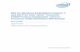 BSP for Windows Embedded Compact* 7 and 2013 for Intel ... · PDF fileBSP for Windows Embedded Compact* 7 ... 1. Run Microsoft* Visual Studio* 2012 for WEC2013, or Microsoft* Visual