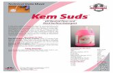 Kem Suds - Crown  · PDF file  TM TM Kem Suds pH Neutral Floor and Hard Surface Detergent Safety Reminder Consult product label and Safety Data Sheet ... 12/16