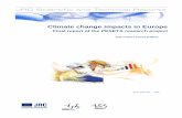 Climate change impacts in Europe - JRC Publications …publications.jrc.ec.europa.eu/repository/bitstream/JRC55391/jrc... · European Commission Joint Research Centre Institute for
