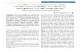 Levothyroxine Bioequivalence Study: Determination in ...globaljournals.org/GJMR_Volume10/12-Levothyroxine-Bioequivalence... · Levothyroxine Bioequivalence Study: Determination in