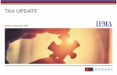 IFMA Tax update version commentaires NPSA - ifma-net.ch Presentation Tax update... · TAX UPDATE Geneva, January 29, 2015 1. ... Limitation of the partial exemption on dividend received