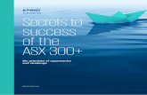 Secrets to success of the ASX 300+ - KPMG US LLP · PDF filenew report, Secrets to success of the ASX 300+, KPMG Enterprise has rectified this ... with female CEOs in the group delivered