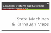 State!Machines!! & Karnaugh!Maps! - University of the Pacificecs-network.serv.pacific.edu/past-courses/2011-fall-ecp… ·  · 2012-01-04& Karnaugh!Maps! UpcomingEvents! Homework5(*(Due