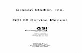 GSI 38 Service Manual - Welch Allyn · PDF fileWARRANTY c c i, L We, Grason-Stadler, Inc. warrant that this product is free from defects in material and workmanship and, when properly