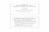 Lecture 10: MS Interpretation – Part 4 Postulation of ...cires.colorado.edu/jimenez/CHEM-5181/Lect/Interp5_Molec_Struct.pdf · MS Interpretation – Part 4 Postulation of Molecular