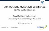 Delivering Digital AIXM/UML/XML/GML WorkshopServices · PDF fileDelivering Digital . AIXM/UML/XML/GML WorkshopServices . ICAO SAM Region . SWIM Introduction . Including Practical Steps