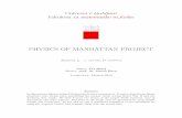 PHYSICS OF MANHATTAN PROJECT - University of …mafija.fmf.uni-lj.si/.../2014_2015/ManhattanProject.pdfPHYSICS OF MANHATTAN PROJECT Seminar I a - 1. letnik, II. stopnja Author: Crt