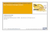 Verteilte Transaktionen in Java beherrschenalt.java-forum-stuttgart.de/jfs/2010/folien/A2.pdf · 18/05/1997 · z.B. ORA-01591: lock held by in-doubt distributed transaction identifier