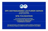SPE DISTINGUISHED LECTURER  · PDF fileSPE DISTINGUISHED LECTURER SERIES ... BP EXPLORATION Wellbore Quality Characterization ... 0 < WQS ≤ 2 stuck pipe or stuck casing