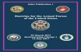 JP 1, Doctrine for the Armed Forces of the United States · PDF fileJoint Publication 1, Doctrine for the Armed Forces of the United States, is the capstone publication for all joint