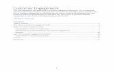 Customer Engagement - Illinois State · PDF file1 Customer Engagement This case emphasizes the importance of customer engagement (hereafter, CE) to marketing practice, particularly