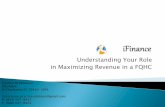 Understanding Your Role in Maximizing Revenue in a … Your Role in Maximizing Revenue in a FQHC Cynthia M Patterson President N Charleston SC 29420-1093 Firstchoice.practicesolutions@gmail.com