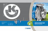 ENERGY-EFFICIENT PUMP - Klaus Union · PDF fileENERGY-EFFICIENT PUMP SEALLESS WITH MAGNET DRIVE Pumps with shaft sealing E Centrifugal pumps ... and assembly/disassembly guidance 6.