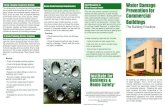 Water Damage Prevention for Commercial Buildingssafe-wise.com/downloads/PreventWaterDamage-Building.pdf · Age of Building Elements Ensure that the maintenance program pays special